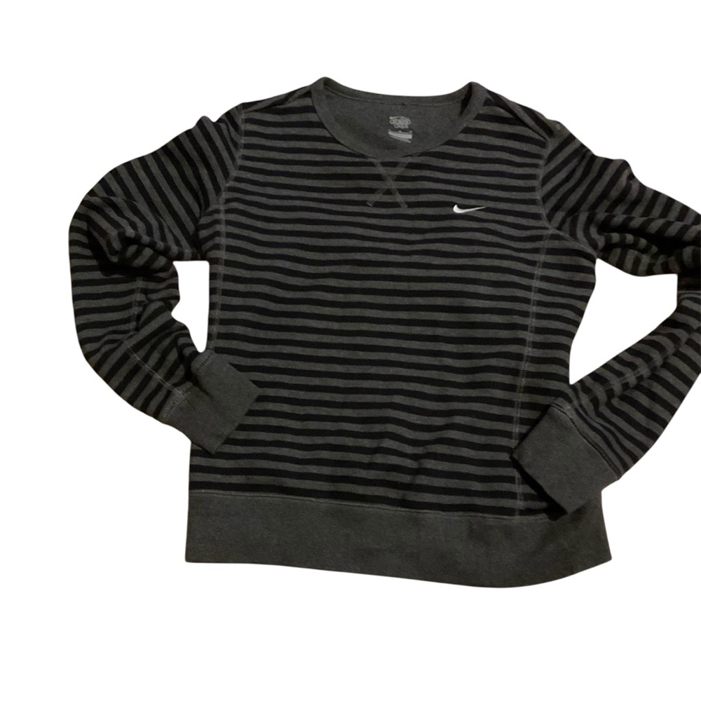 Nike Black and Gray Crewneck Sweater 100% cotton
